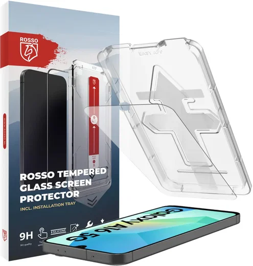 Rosso Samsung Galaxy A17 / A16 Tempered Glass Fingerprint en Case Friendly afbeelding 1