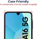Rosso Samsung Galaxy A17 / A16 Tempered Glass Fingerprint en Case Friendly afbeelding 4