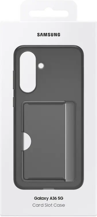 Origineel Samsung Galaxy A36 Hoesje Card Slot Cover Zwart afbeelding 6