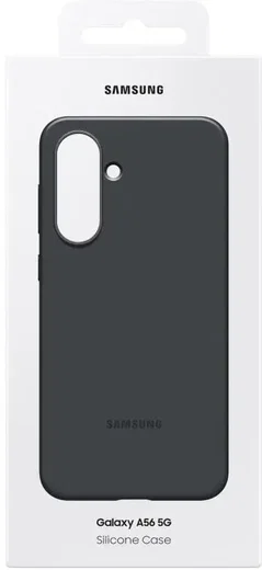 Origineel Samsung Galaxy A56 Hoesje Silicone Case Back Cover Zwart afbeelding 6