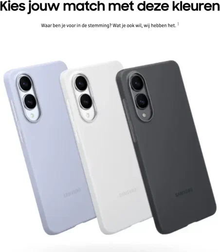 Origineel Samsung Galaxy S25 Edge Hoesje Silicone Case Back Cover Zwart afbeelding 5