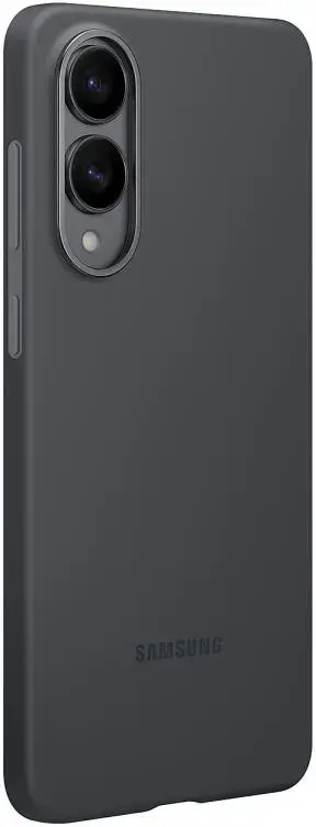 Origineel Samsung Galaxy S25 Edge Hoesje Silicone Case Back Cover Zwart afbeelding 2