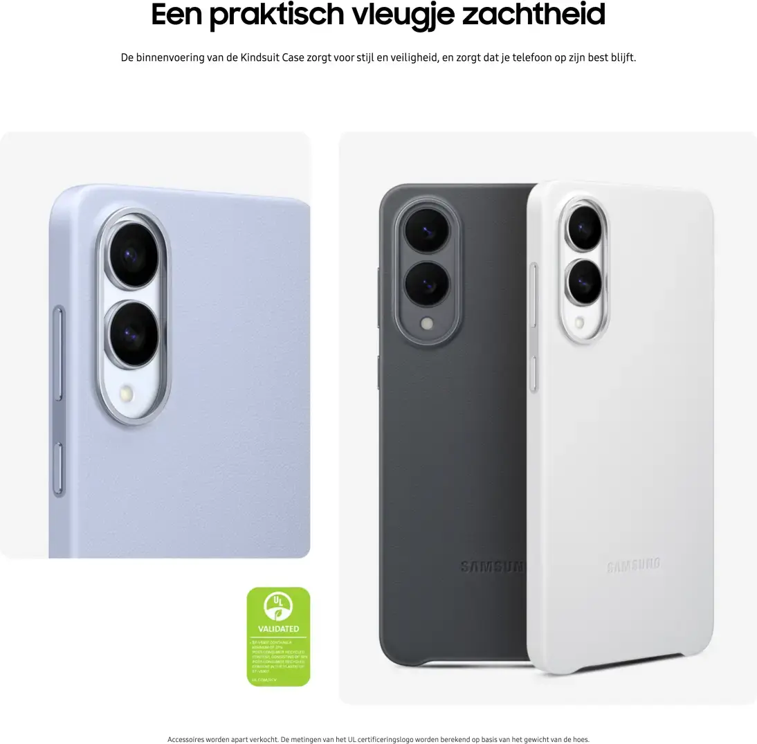 Origineel Samsung Galaxy S25 Edge Hoesje KindSuit Case Blauw afbeelding 2