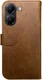 Rosso Element Xiaomi Poco X7 Pro Hoesje Book Case Wallet Bruin afbeelding 2