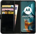 Rosso Element Motorola Moto G05 Hoesje Book Case Wallet Zwart