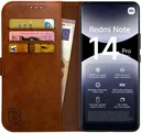 Rosso Element Xiaomi Redmi Note 14 Pro 5G Hoesje Book Case Wallet Bruin