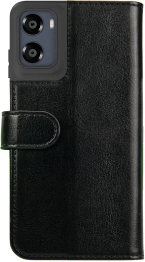 Rosso Element Motorola Moto E15 Hoesje Book Case Wallet Zwart afbeelding 2