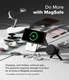 Ringke Bitmap Silicone Magnetic iPhone 16 Hoesje MagSafe Back Cover Zwart afbeelding 6