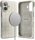 Ringke Bitmap Silicone Magnetic iPhone 16 Hoesje MagSafe Back Cover Beige