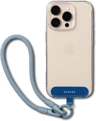 Ringke Holder Link & Flow Hand Strap U-Type - Universeel Telefoonkoord Blauw afbeelding