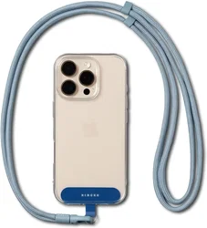 Ringke Holder Link & Flow Shoulder Strap - Universeel Telefoonkoord Blauw afbeelding