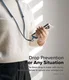 Ringke Holder Link & Flow Shoulder Strap - Universeel Telefoonkoord Blauw afbeelding 2