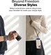 Ringke Holder Link & Flow Shoulder Strap - Universeel Telefoonkoord Blauw afbeelding 3
