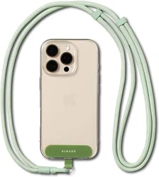 Ringke Holder Link & Flow Shoulder Strap - Universeel Telefoonkoord Mint afbeelding