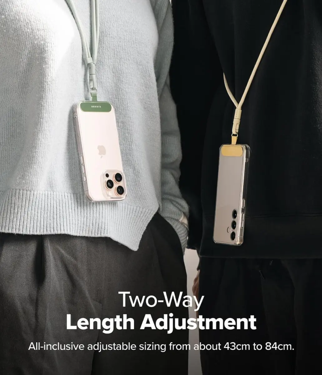Ringke Holder Link & Flow Shoulder Strap - Universeel Telefoonkoord Mint afbeelding 3