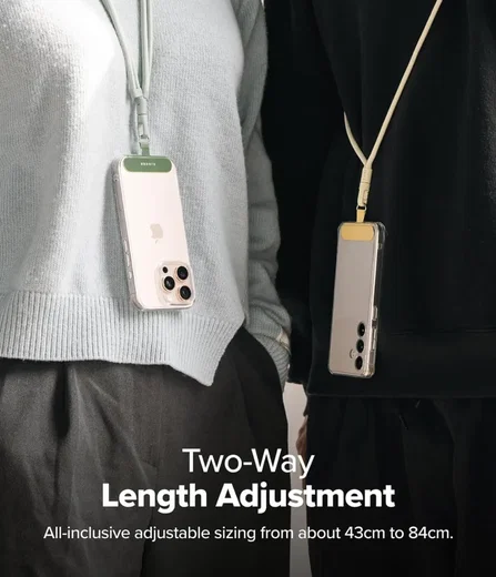 Ringke Holder Link & Flow Shoulder Strap - Universeel Telefoonkoord Mint afbeelding 3