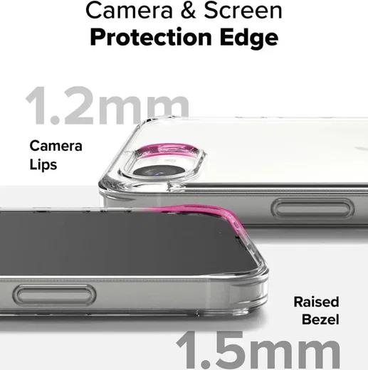 Ringke Fusion Apple iPhone 17e / 16e Hoesje Back Cover Transparant afbeelding 7