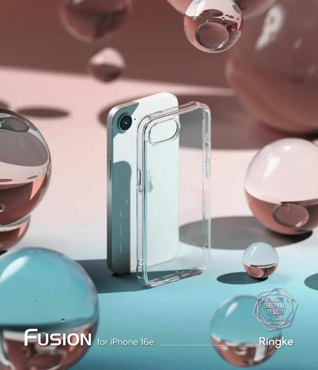 Ringke Fusion Apple iPhone 17e / 16e Hoesje Back Cover Transparant afbeelding 9