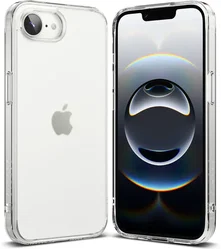 Ringke Fusion Apple iPhone 17e / 16e Hoesje Back Cover Matte Transparant afbeelding