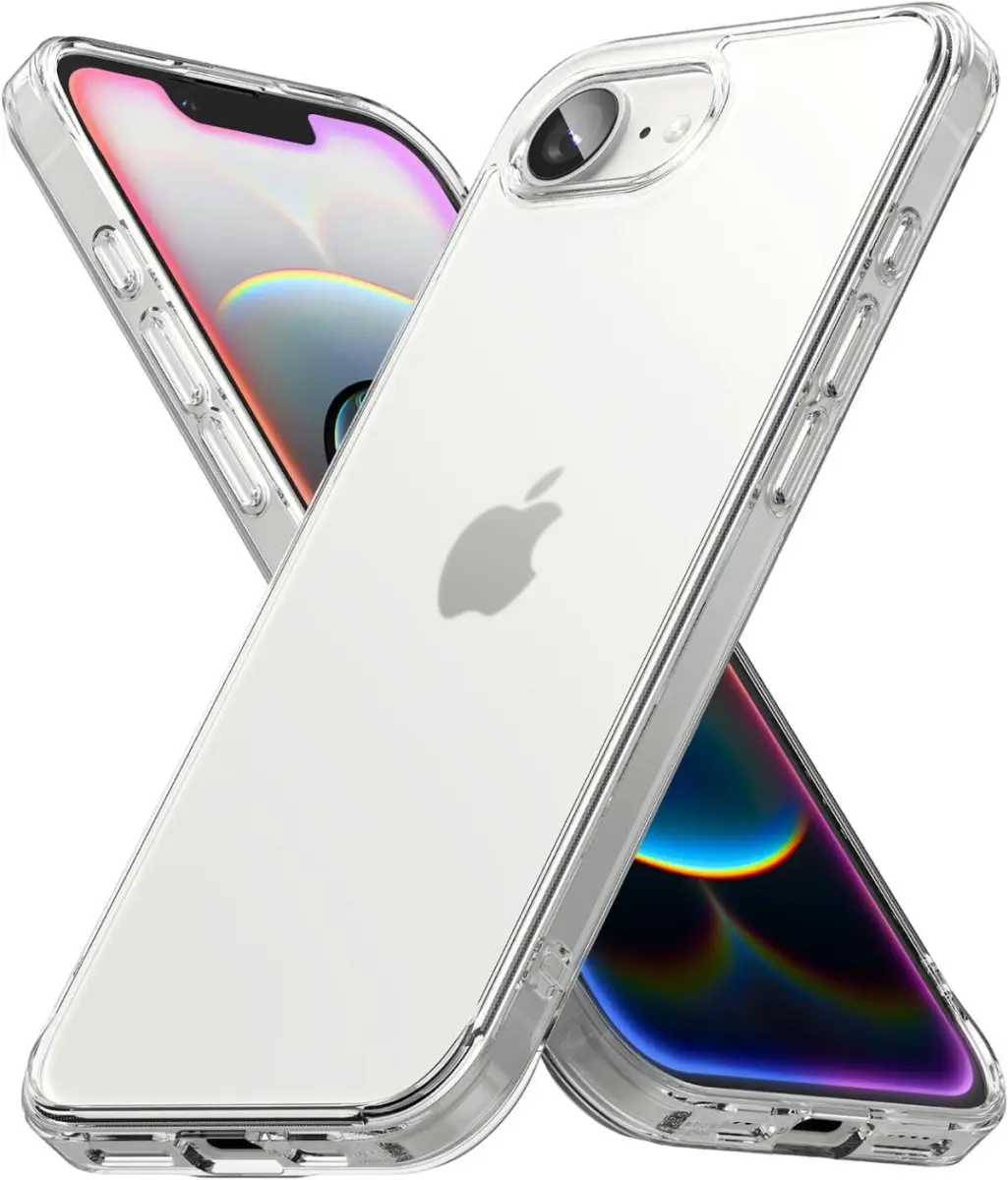 Ringke Fusion Apple iPhone 17e / 16e Hoesje Back Cover Matte Transparant afbeelding 2