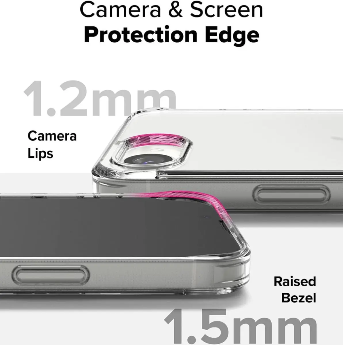 Ringke Fusion Apple iPhone 17e / 16e Hoesje Back Cover Matte Transparant afbeelding 8