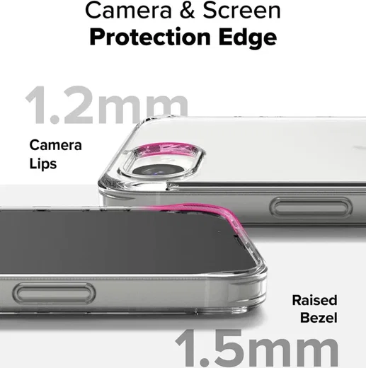 Ringke Fusion Apple iPhone 17e / 16e Hoesje Back Cover Matte Transparant afbeelding 8
