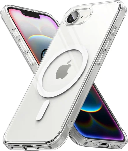 Ringke Fusion Magnetic iPhone 17e / 16e Hoesje MagSafe Back Cover Transparant afbeelding 2