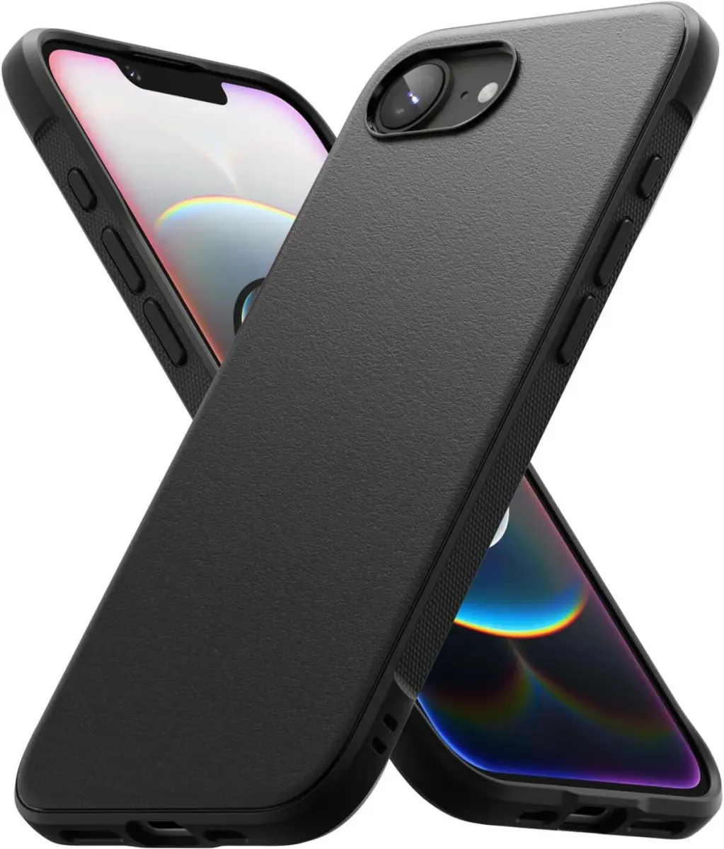 Ringke Onyx Apple iPhone 17e / 16e Hoesje Flexibel TPU Back Cover Zwart afbeelding 2