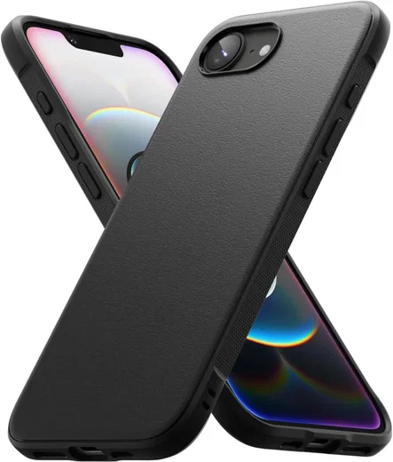 Ringke Onyx Apple iPhone 17e / 16e Hoesje Flexibel TPU Back Cover Zwart afbeelding 2