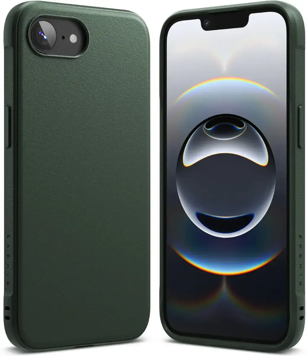 Ringke Onyx Apple iPhone 17e / 16e Hoesje Flexibel TPU Back Cover Groen afbeelding 1