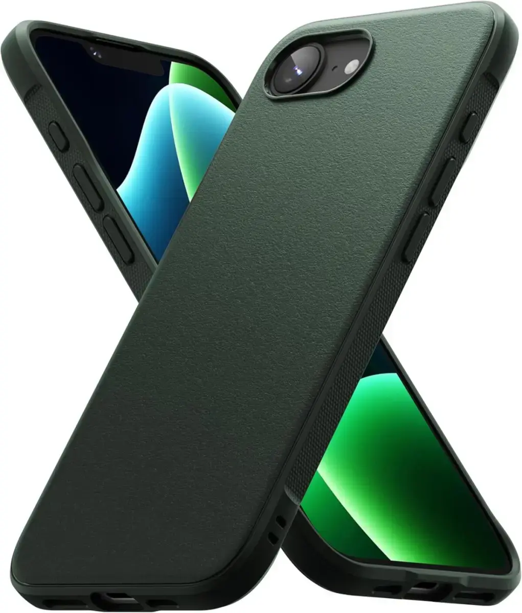 Ringke Onyx Apple iPhone 17e / 16e Hoesje Flexibel TPU Back Cover Groen afbeelding 2