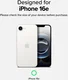 Ringke Onyx Apple iPhone 17e / 16e Hoesje Flexibel TPU Back Cover Groen afbeelding 3