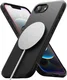 Ringke Onyx Magnetic iPhone 17e / 16e Hoesje MagSafe Back Cover Zwart afbeelding 2