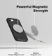 Ringke Onyx Magnetic iPhone 17e / 16e Hoesje MagSafe Back Cover Zwart afbeelding 6