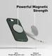 Ringke Onyx Magnetic iPhone 17e / 16e Hoesje MagSafe Back Cover Groen afbeelding 6