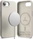 Ringke Silicone Magnetic iPhone 17e / 16e Hoesje MagSafe Back Cover Beige afbeelding 1