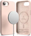 Ringke Silicone Magnetic iPhone 17e / 16e Hoesje MagSafe Back Cover Roze