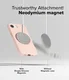 Ringke Silicone Magnetic iPhone 17e / 16e Hoesje MagSafe Back Cover Roze afbeelding 8