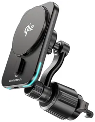 Choetech MagLeap Qi2 15W MagSafe Telefoonhouder Auto met Draadloos Opladen 15W afbeelding