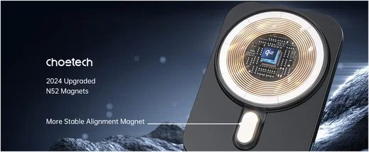 Choetech MagLeap Qi2 15W MagSafe Telefoonhouder Auto met Draadloos Opladen 15W afbeelding 14