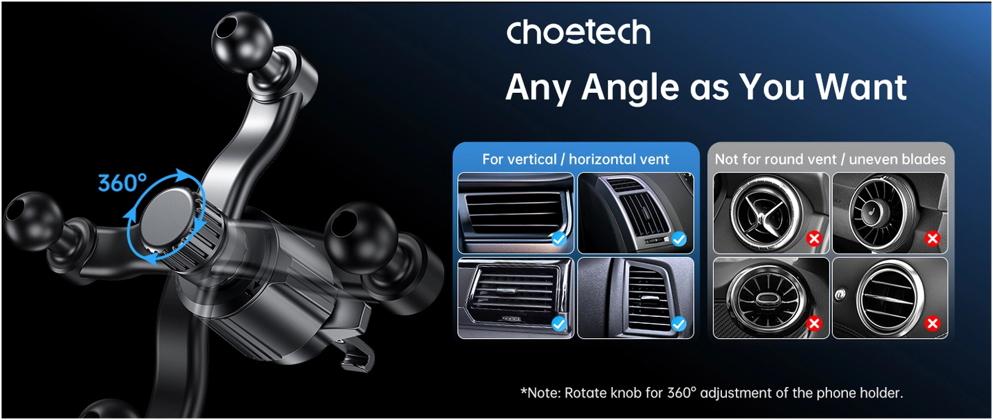 Choetech MagLeap Qi2 15W MagSafe Telefoonhouder Auto met Draadloos Opladen 15W afbeelding 9