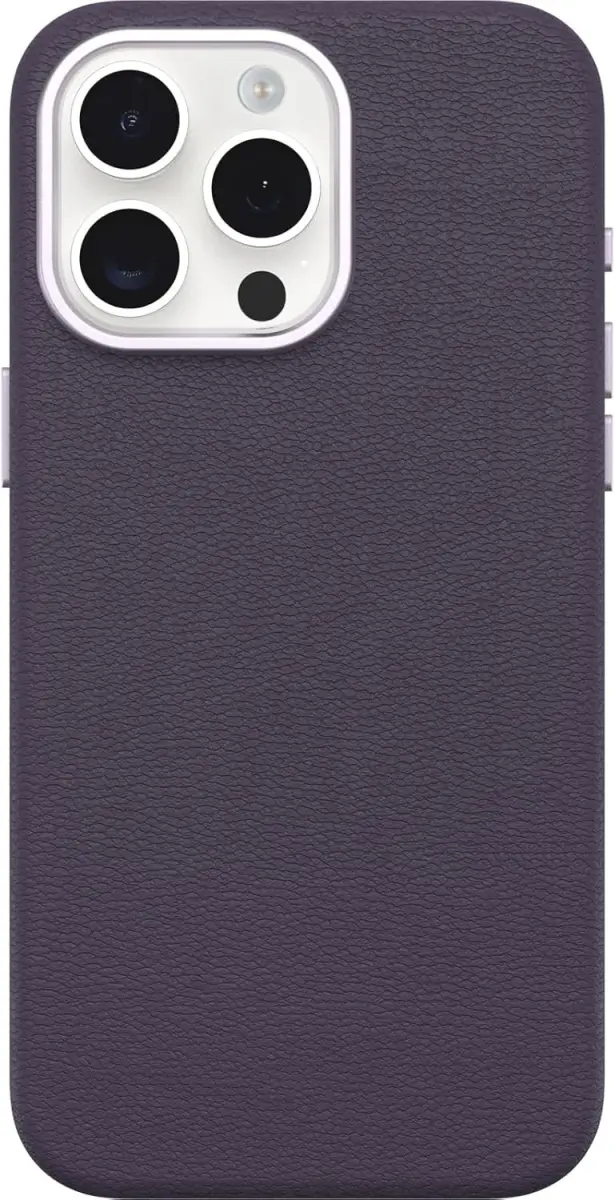 OtterBox Symmetry Cactus Leer MagSafe Apple iPhone 15 Pro Max Hoesje Paars afbeelding 4