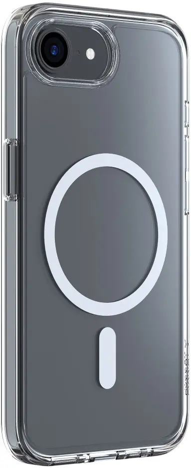 TORRAS Guardian Magnetic iPhone 17e / 16e Hoesje MagSafe Back Cover Transparant afbeelding 1