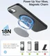 TORRAS Ostand Spin Apple iPhone 17e / 16e Hoesje 360° MagSafe Stand Zwart afbeelding 6
