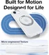 TORRAS Ostand Spin Apple iPhone 17e / 16e Hoesje 360° MagSafe Stand Transparant afbeelding 3