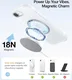 TORRAS Ostand Spin Apple iPhone 17e / 16e Hoesje 360° MagSafe Stand Transparant afbeelding 5