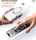TORRAS Ostand Spin Apple iPhone 17e / 16e Hoesje 360° MagSafe Stand Transparant afbeelding 7