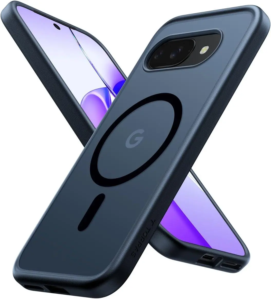 TORRAS Guardian Magnetic Google Pixel 9a Hoesje met MagSafe Zwart afbeelding 1