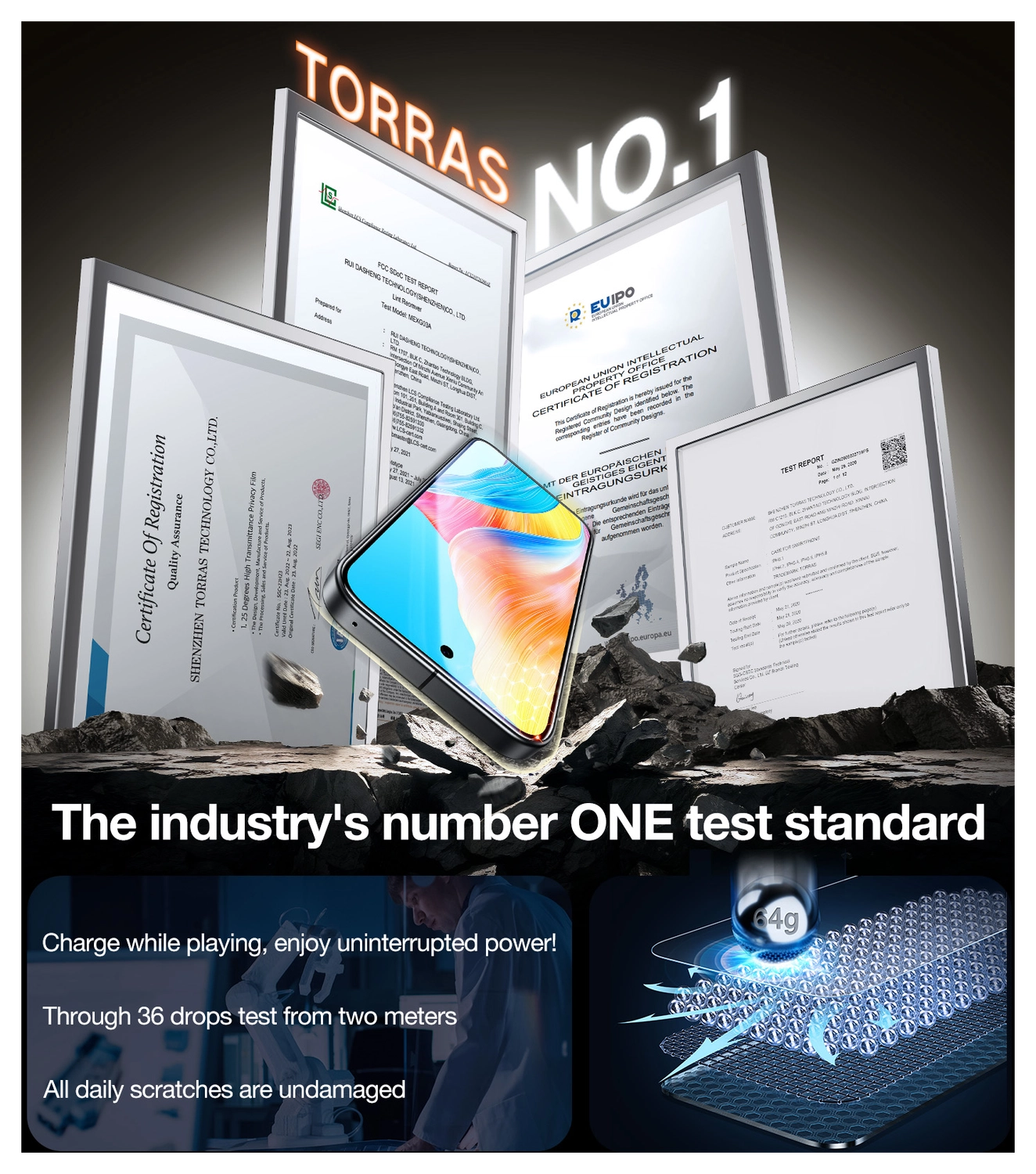 TORRAS Install Master Google Pixel 9a Screen Protector Installatietray 2-Pack afbeelding 5