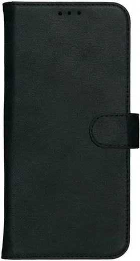 Rosso Deluxe Samsung Galaxy S25 Edge Hoesje Echt Leer Book Case Zwart afbeelding 13